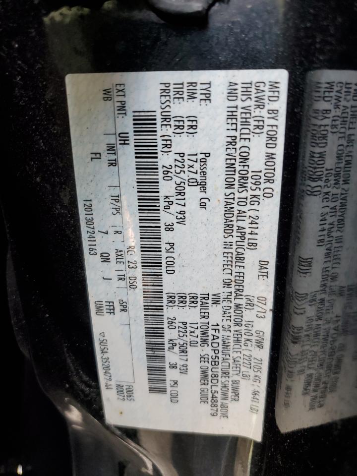 2013 Ford C-Max Sel VIN: 1FADP5BU8DL548879 Lot: 63203975