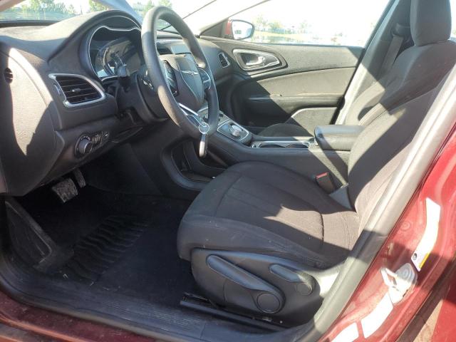 Sedans CHRYSLER 200 2016 Czerwony