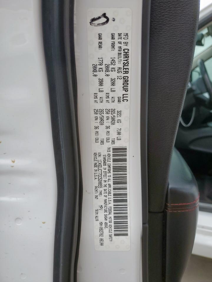 2013 Dodge Durango R/T VIN: 1C4SDJCT7DC520855 Lot: 63138495