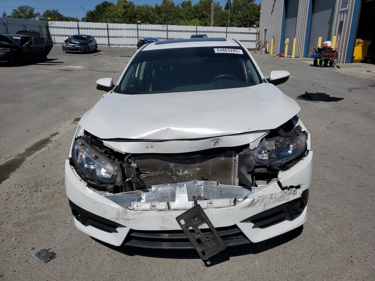 2018 Honda Civic Exl VIN: JHMFC1F78JX016174 Lot: 64863285