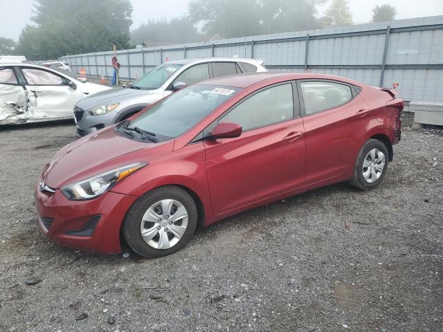 Sedans HYUNDAI ELANTRA 2016 Red