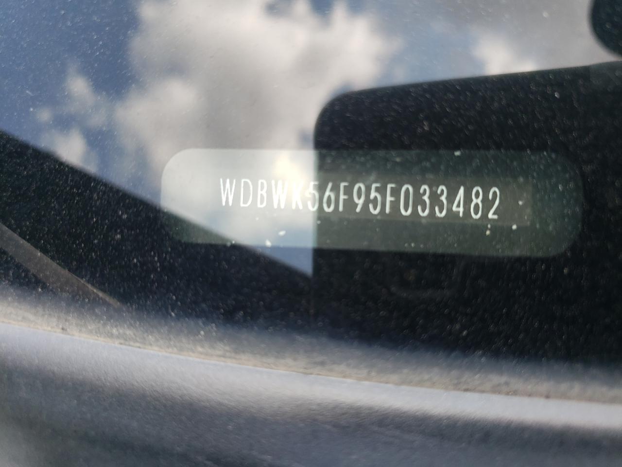 2005 Mercedes-Benz Slk 350 VIN: WDBWK56F95F033482 Lot: 64259425
