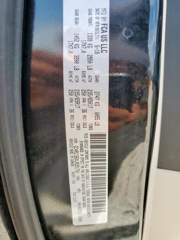 2018 Chrysler Pacifica Touring L VIN: 2C4RC1BGXJR351701 Lot: 63689005
