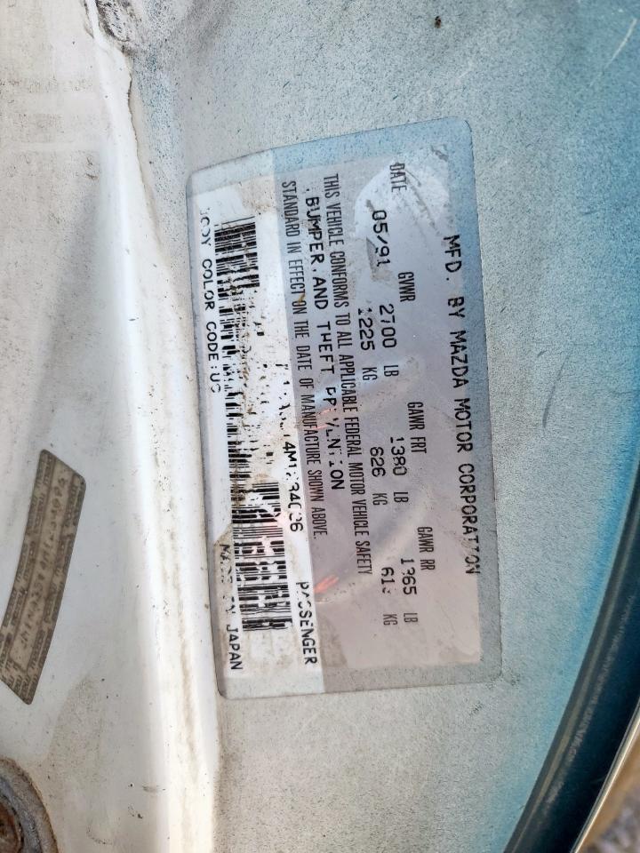 1991 Mazda Mx-5 Miata VIN: JM1NA3514M1234096 Lot: 65206395