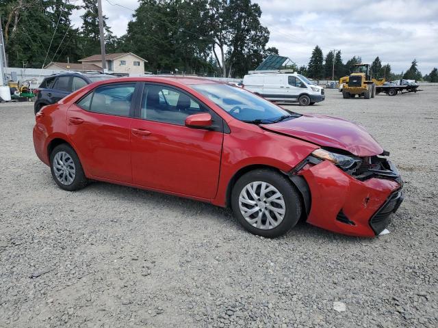  TOYOTA COROLLA 2018 Czerwony