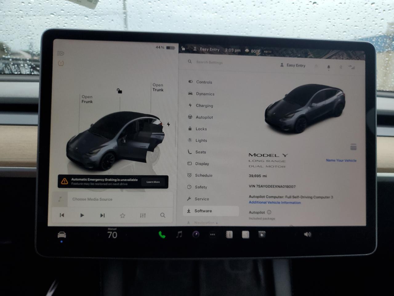 2022 Tesla Model Y VIN: 7SAYGDEEXNA018007 Lot: 63657195