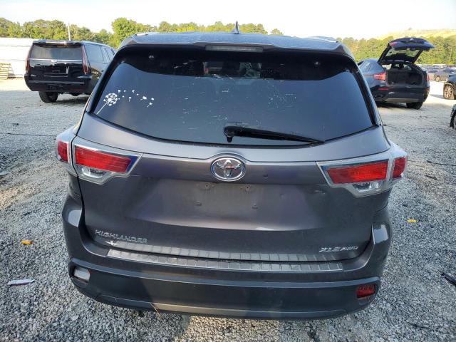  TOYOTA HIGHLANDER 2016 Szary