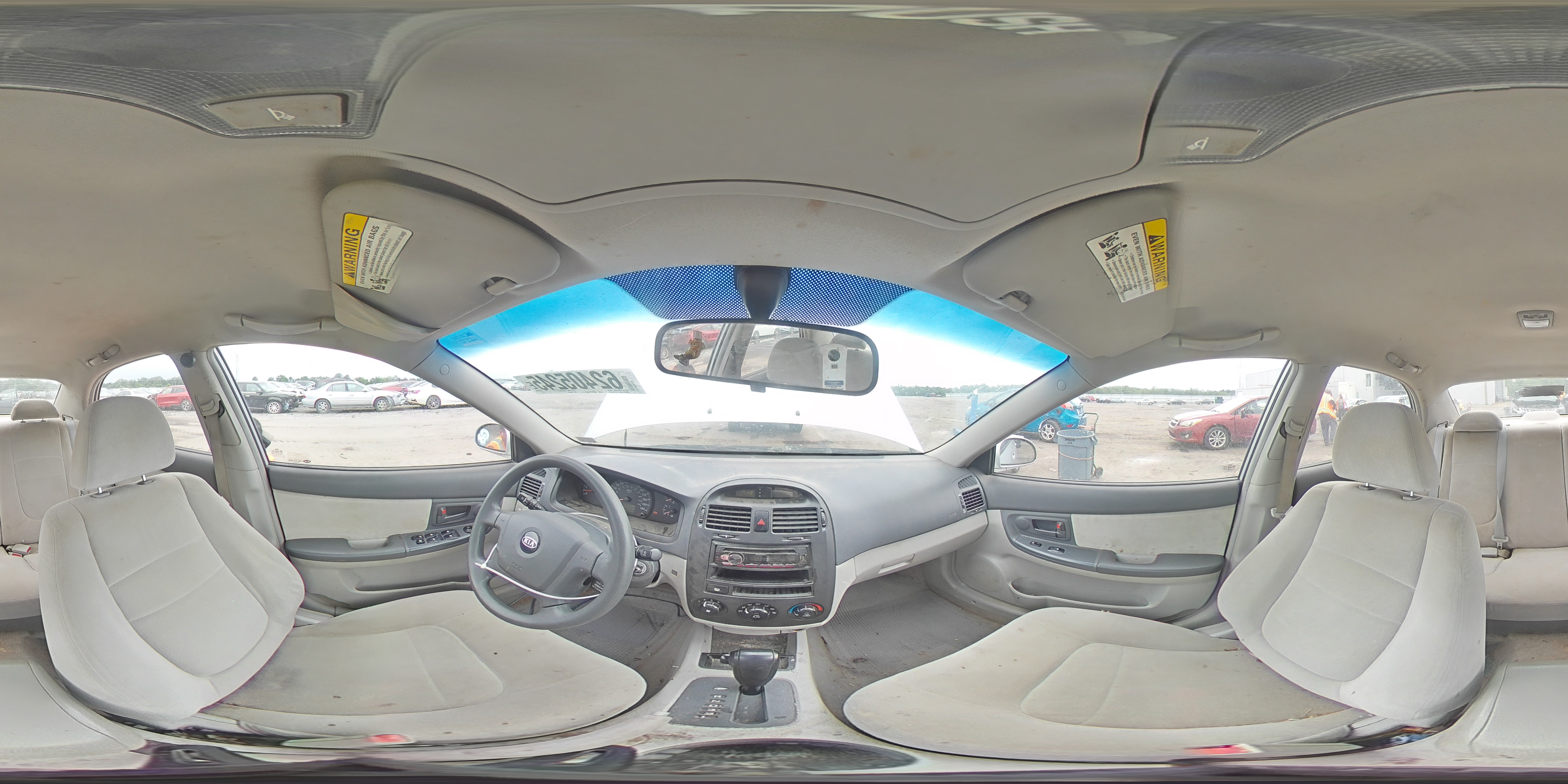 2005 Kia Spectra Lx VIN: KNAFE121555100500 Lot: 62405245