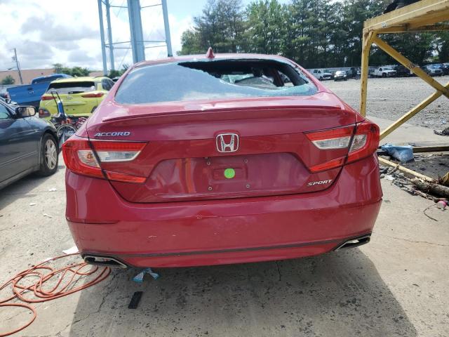 HONDA ACCORD 2019 Czerwony