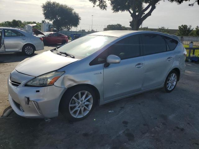  TOYOTA PRIUS 2013 Серебристый