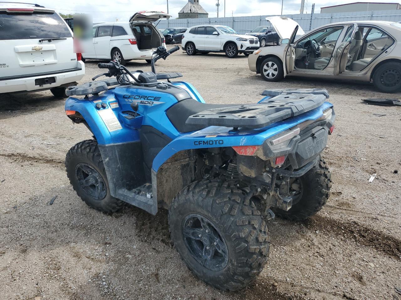 2024 Cf Moto Zforce 500 blue null gas LCEFDTZ79RT001269 photo #4