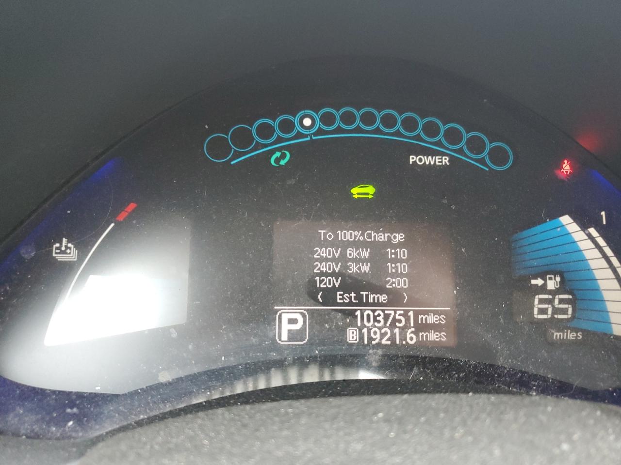2013 Nissan Leaf S VIN: 1N4AZ0CP3DC403452 Lot: 63268815