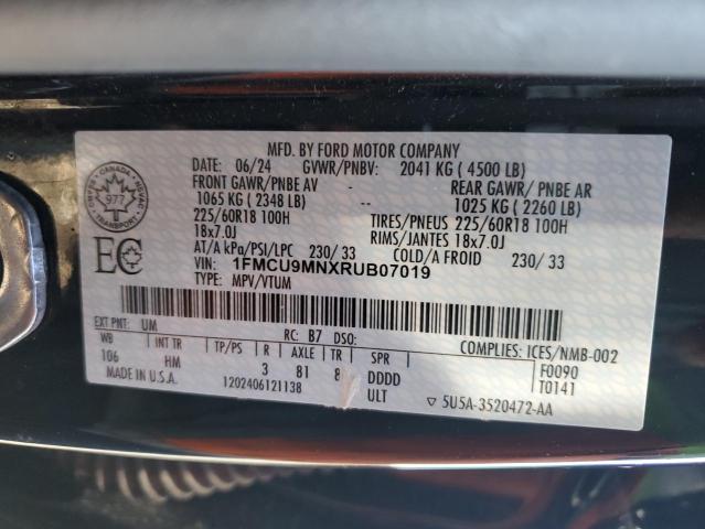 2024 FORD ESCAPE ST LINE  