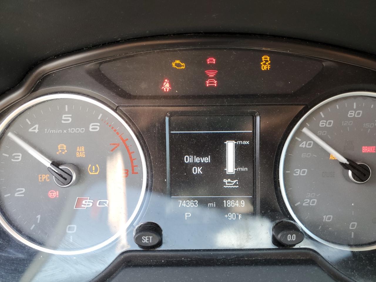 2017 Audi Sq5 Prestige VIN: WA1VCAFP5HA086025 Lot: 64874895