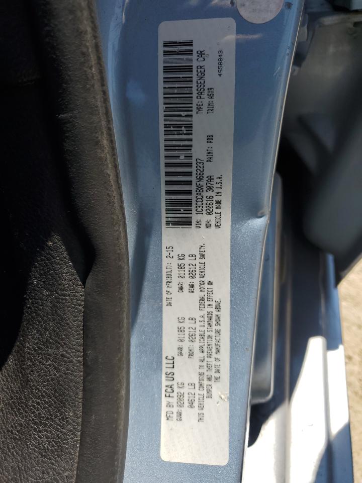 2015 Chrysler 200 Limited VIN: 1C3CCCABXFN662237 Lot: 66720225