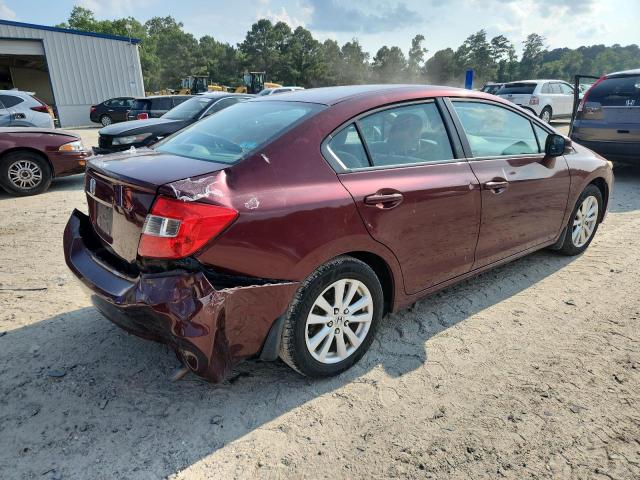  HONDA CIVIC 2012 Burgundy