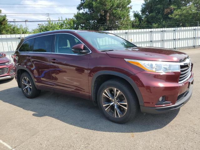  TOYOTA HIGHLANDER 2016 Бургунди