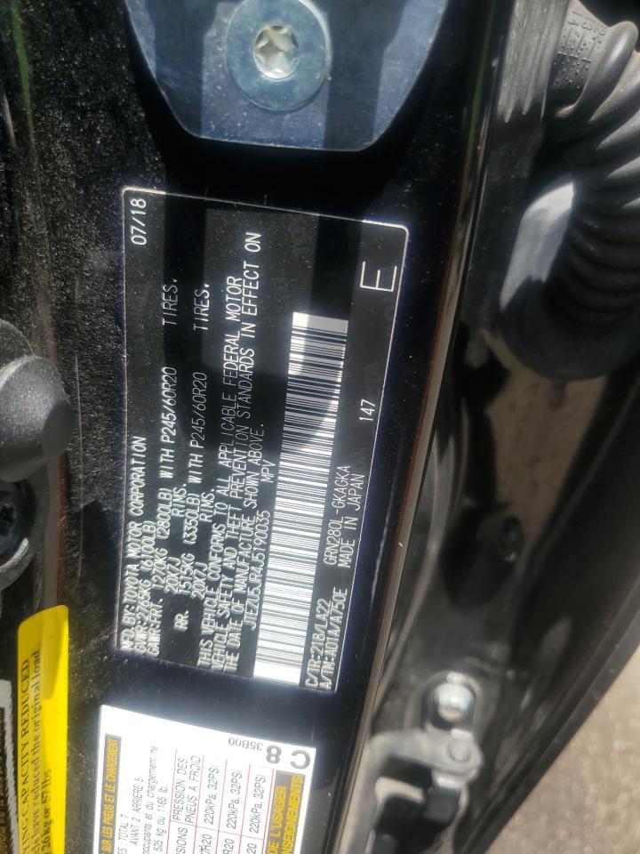 2018 Toyota 4Runner Sr5 VIN: JTEZU5JR4J5190035 Lot: 66168955