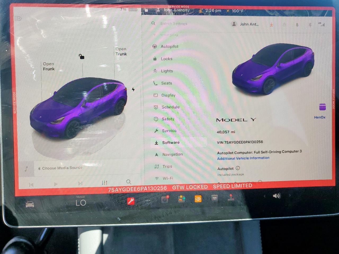 2023 Tesla Model Y VIN: 7SAYGDEE6PA130256 Lot: 65733695