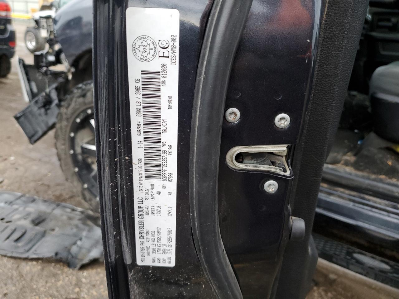 2014 Ram 1500 St VIN: 1C6RR7FT2ES257199 Lot: 64312555