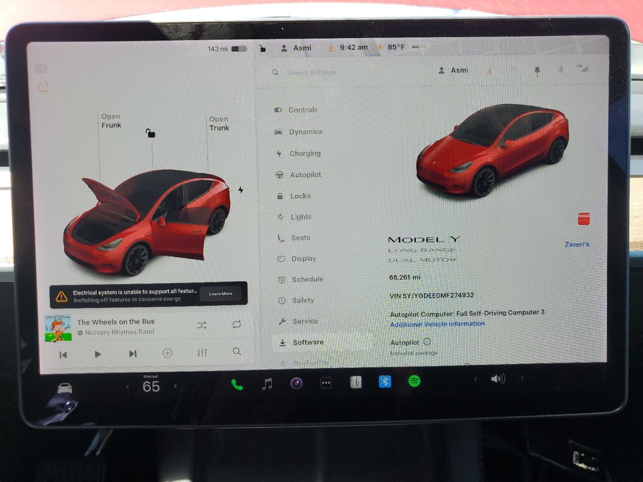 2021 Tesla Model Y VIN: 5YJYGDEE0MF274932 Lot: 64236185