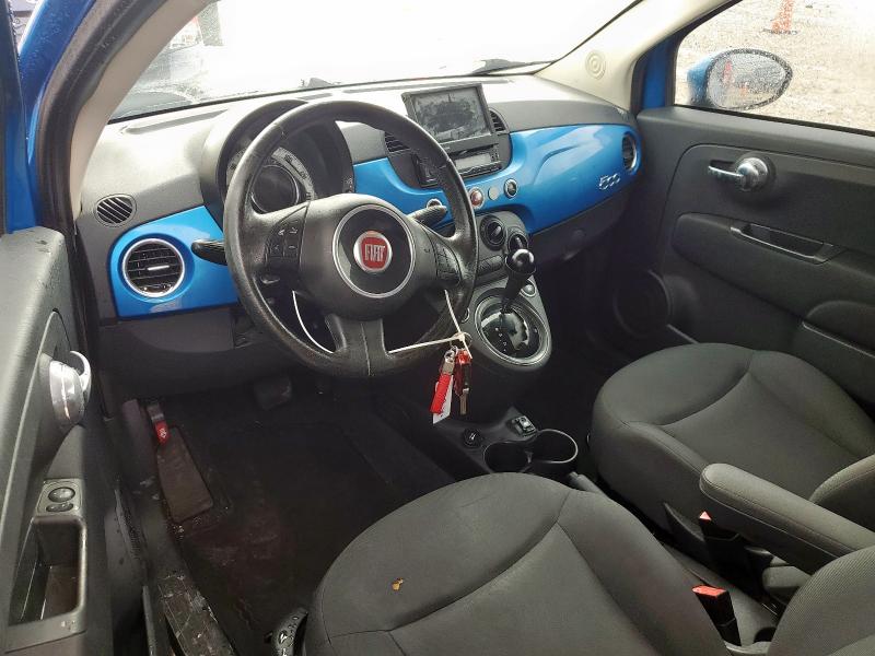  FIAT 500 2015 Синий