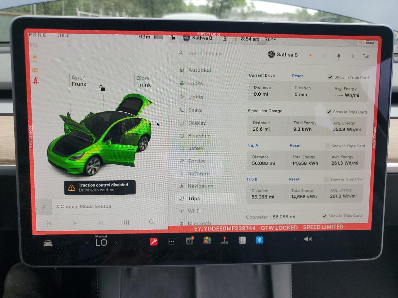 2021 Tesla Model Y VIN: 5YJYGDEE0MF239744 Lot: 64479375