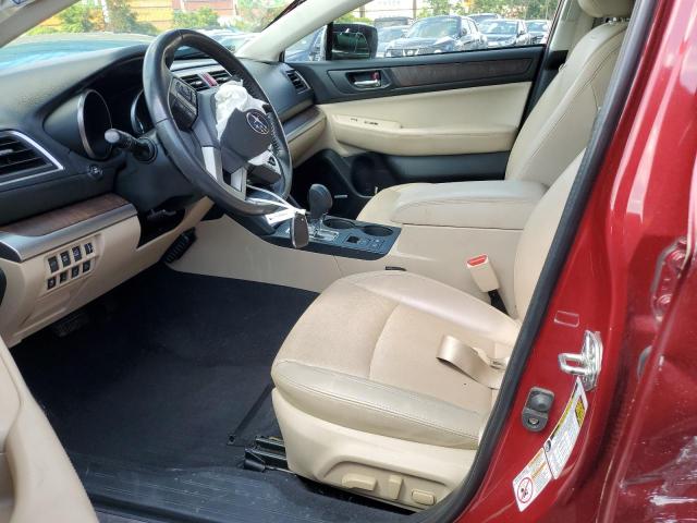  SUBARU OUTBACK 2017 Czerwony