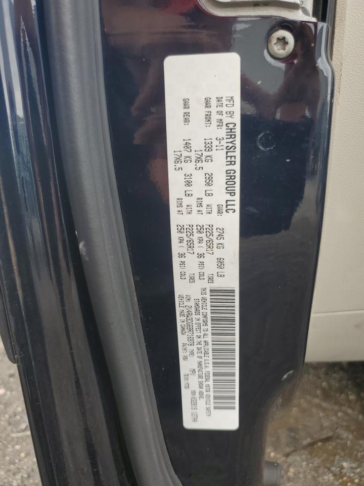2011 Volkswagen Routan Se VIN: 2V4RW3DG6BR716978 Lot: 64088315