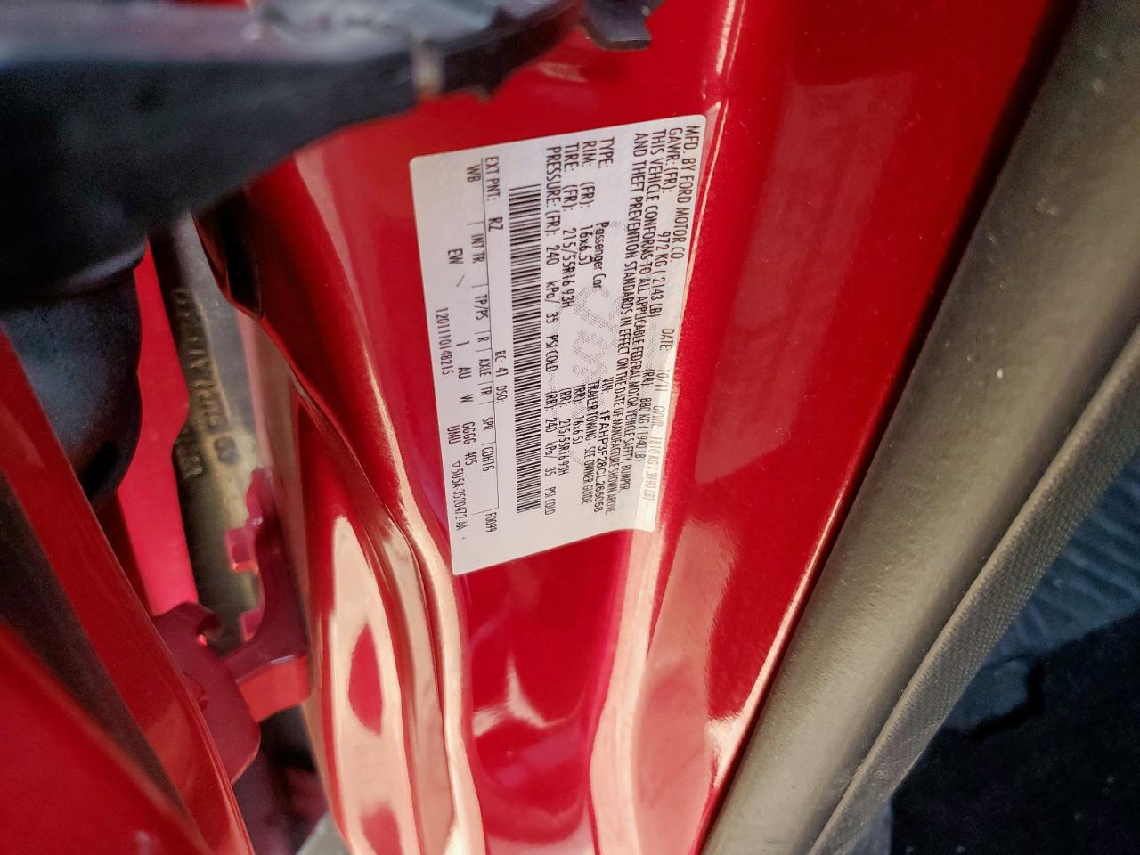 2012 Ford Focus Se VIN: 1FAHP3F28CL266058 Lot: 64751485
