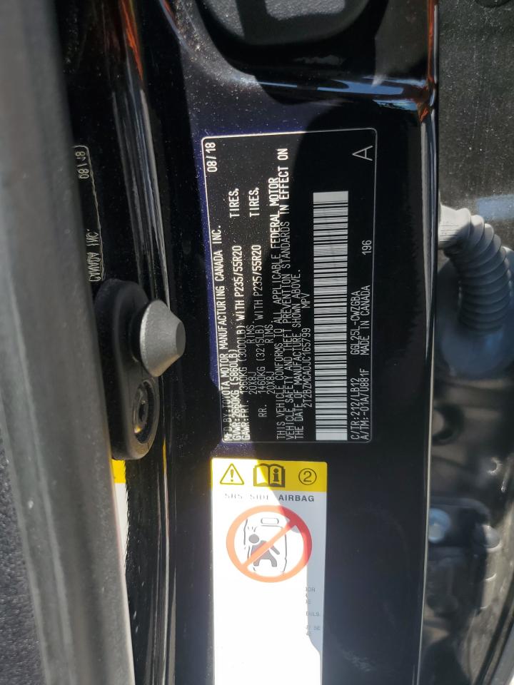 2018 Lexus Rx 350 Base VIN: 2T2BZMCA0JC165799 Lot: 65623775