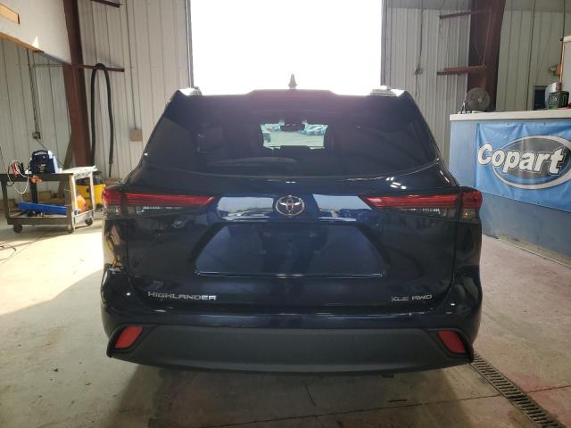  TOYOTA HIGHLANDER 2021 Blue