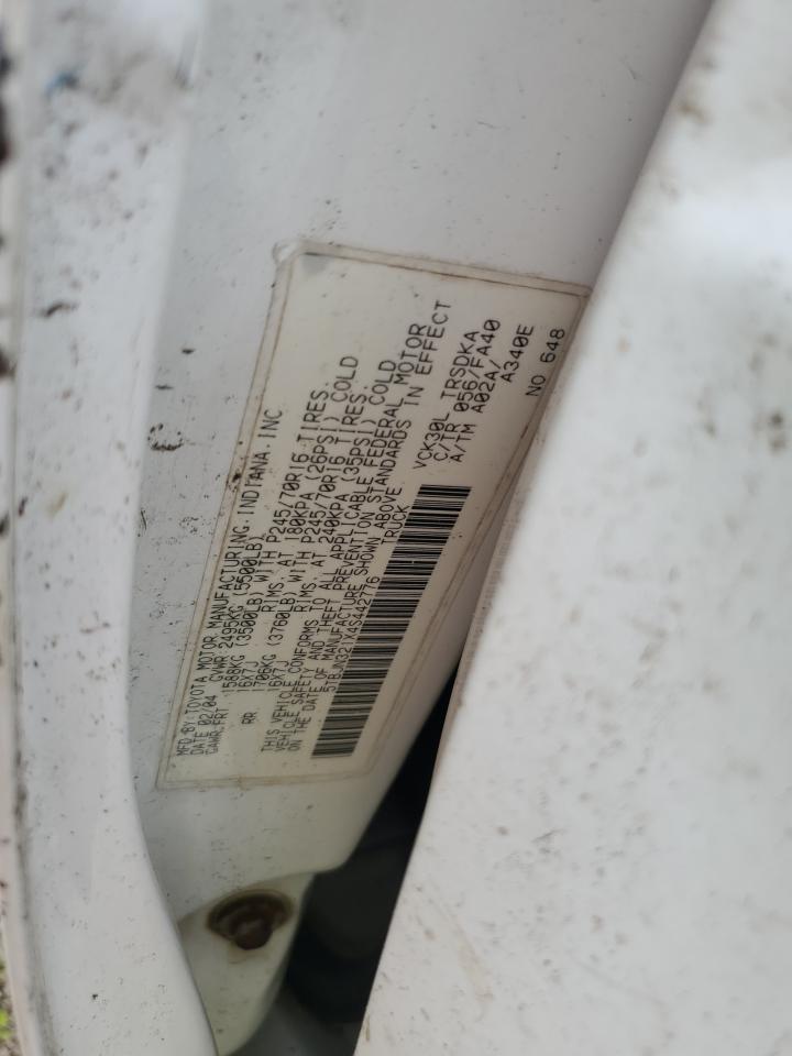 2004 Toyota Tundra VIN: 5TBJN321X4S442776 Lot: 63484845