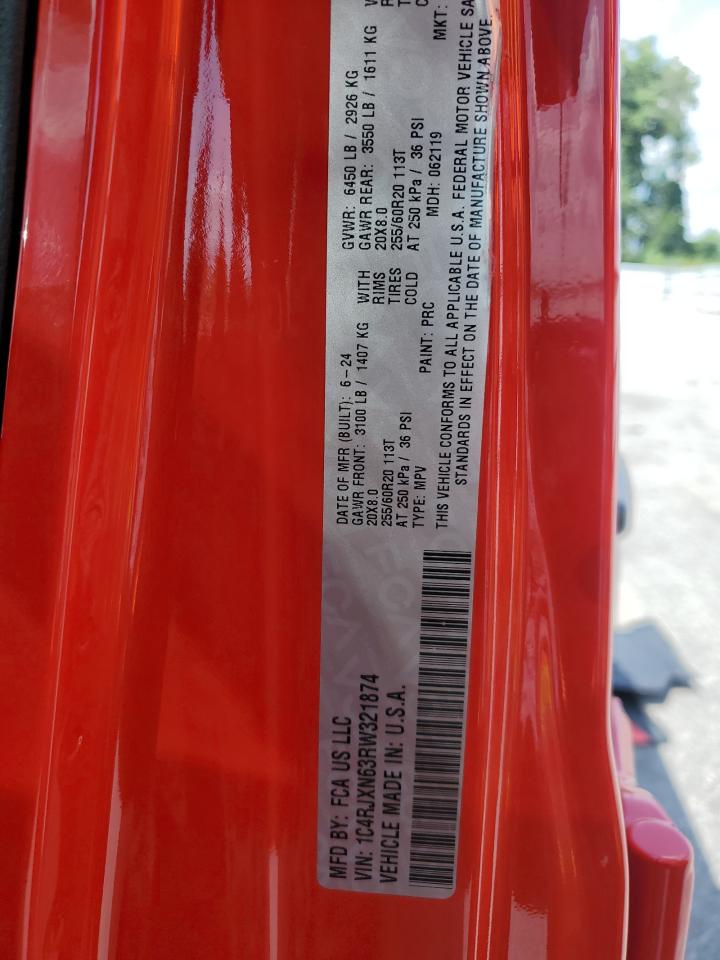 2024 Jeep Wrangler 4Xe VIN: 1C4RJXN63RW321874 Lot: 65197025