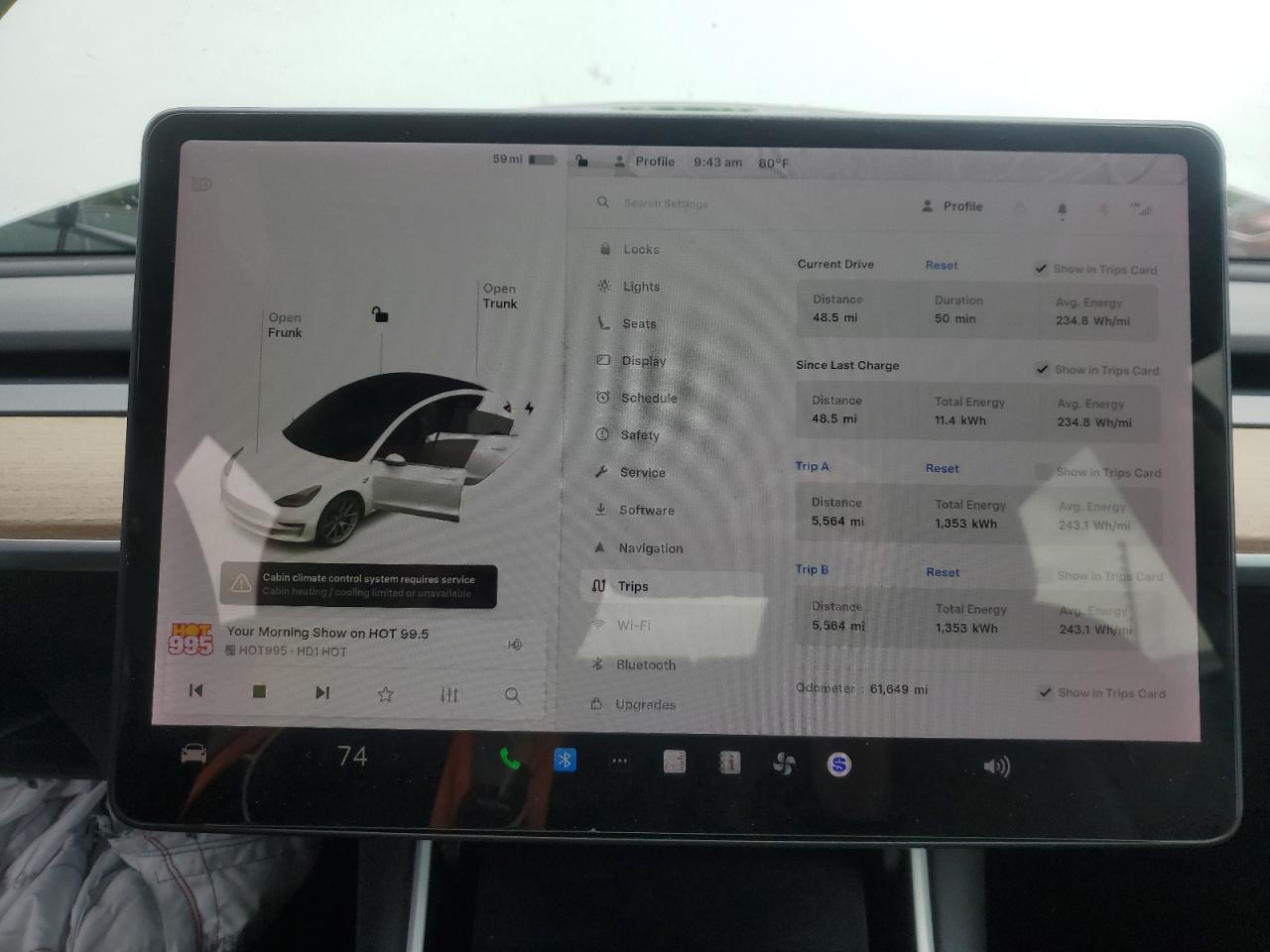 2020 Tesla Model 3 VIN: 5YJ3E1EA8LF789784 Lot: 64620165