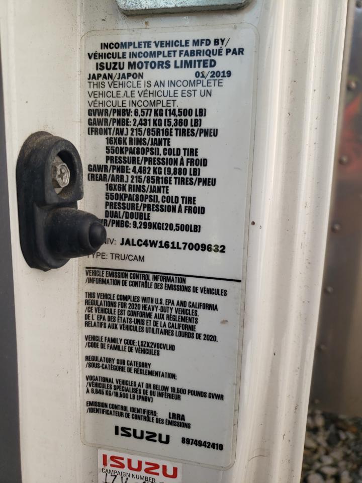 2020 Isuzu Npr Hd VIN: JALC4W161L7009632 Lot: 65512255