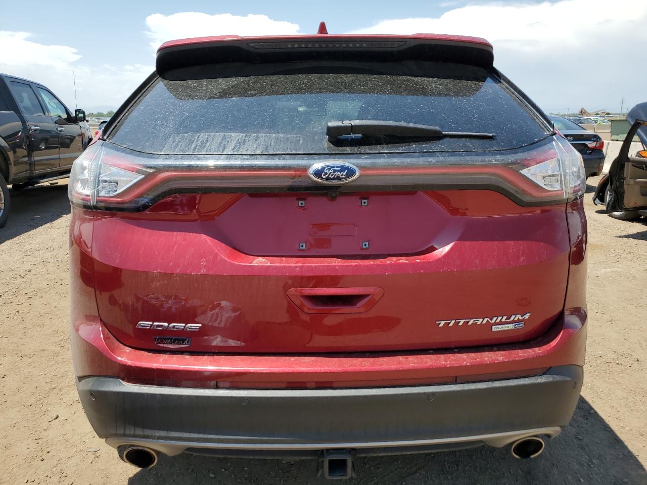 2017 Ford Edge Titanium VIN: 2FMPK4K92HBC55055 Lot: 64640675