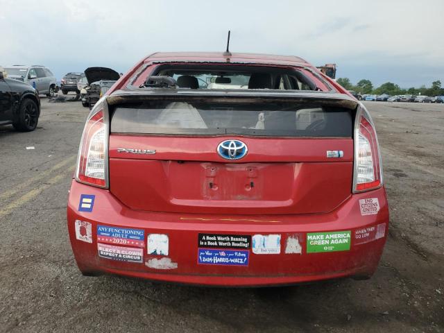  TOYOTA PRIUS 2013 Czerwony