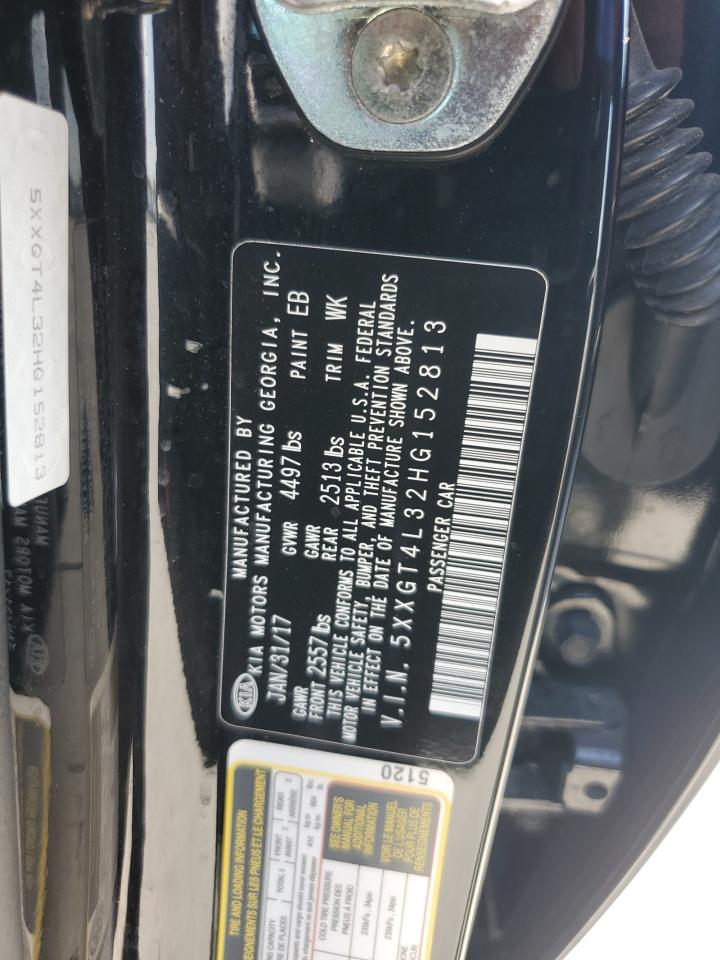 2017 Kia Optima Lx VIN: 5XXGT4L32HG152813 Lot: 65786545