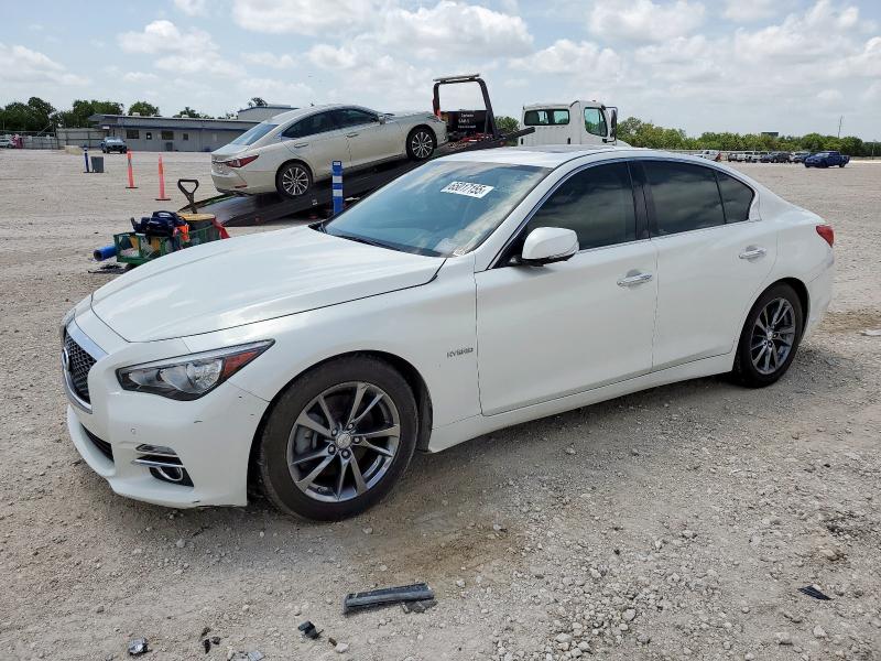 2015 INFINITI Q50 HYBRID PREMIUM   for sale at Copart TX - AUSTIN