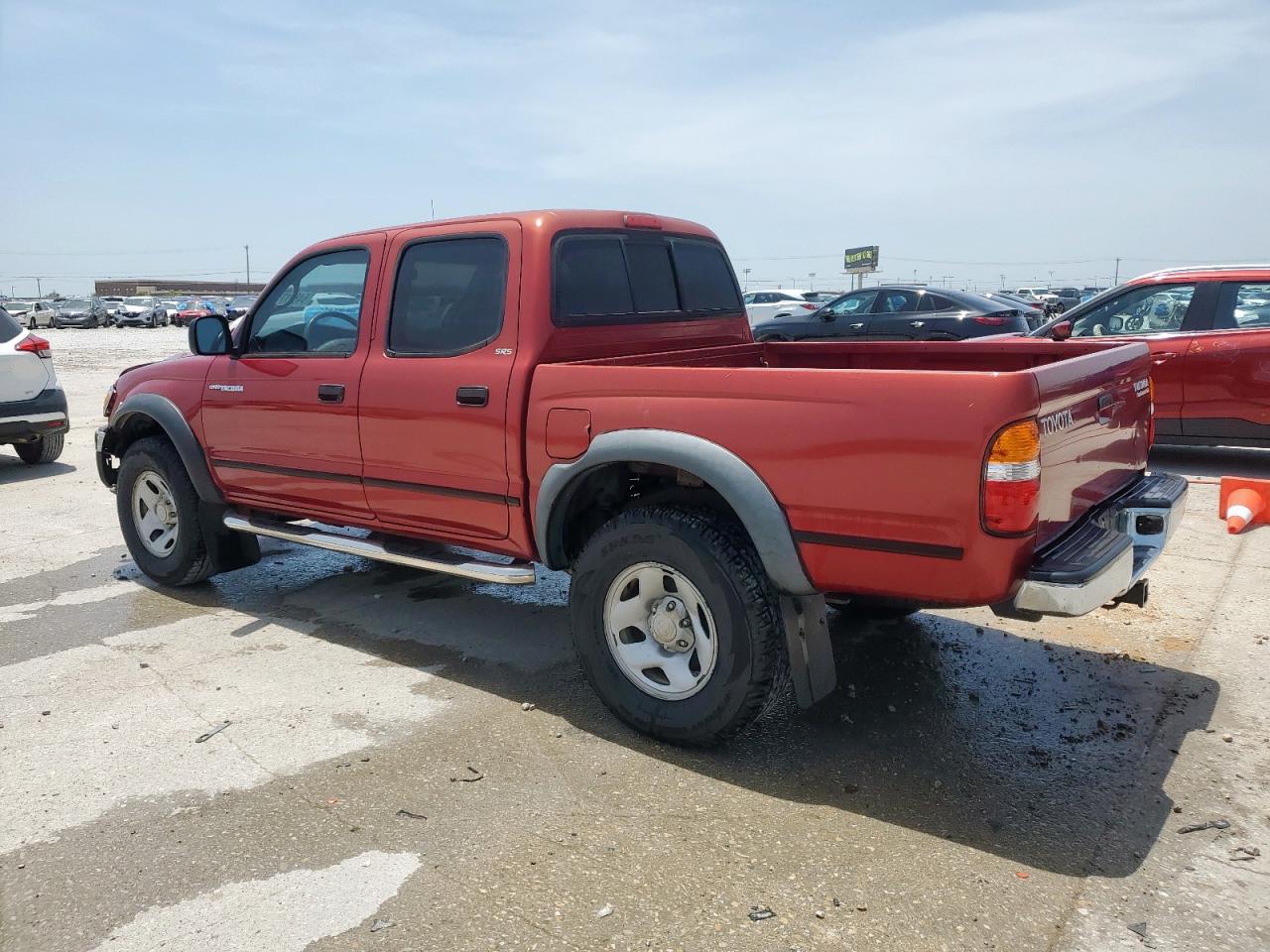 2002 Toyota Tacoma Double Cab Prerunner red null gas 5TEGN92N12Z043441 photo #3