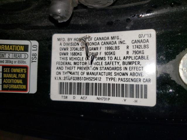 2013 HONDA CIVIC LX