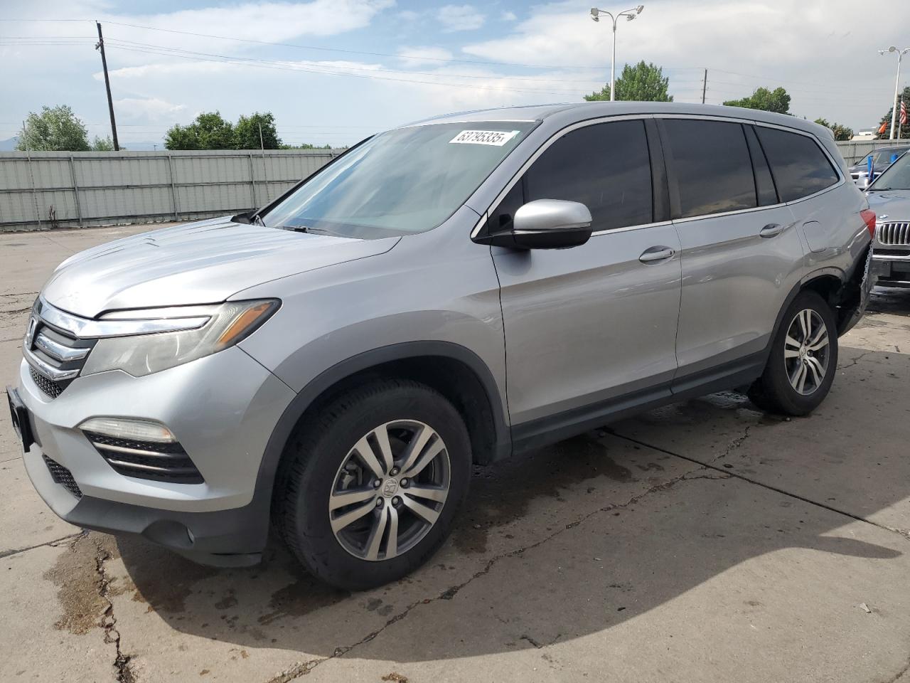 2017 Honda Pilot Exl grey null gas 5FNYF6H55HB086679 photo #1