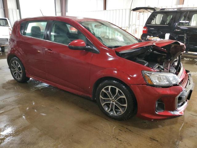  CHEVROLET SONIC 2017 Red