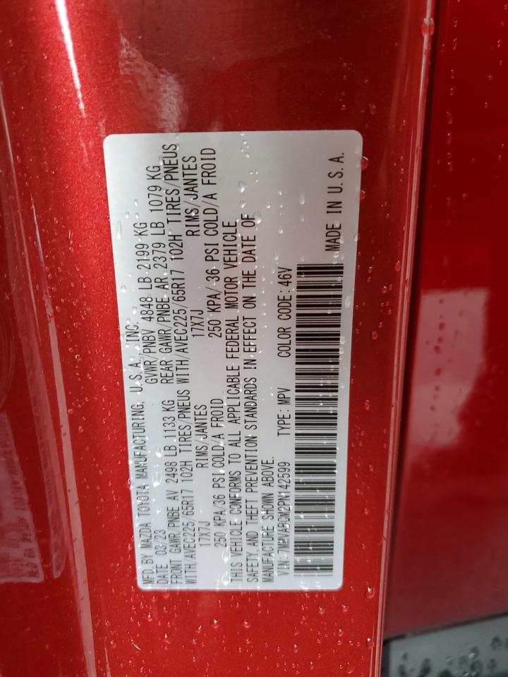 2023 Mazda Cx-50 Preferred Plus VIN: 7MMVABCM2PN142599 Lot: 64381665