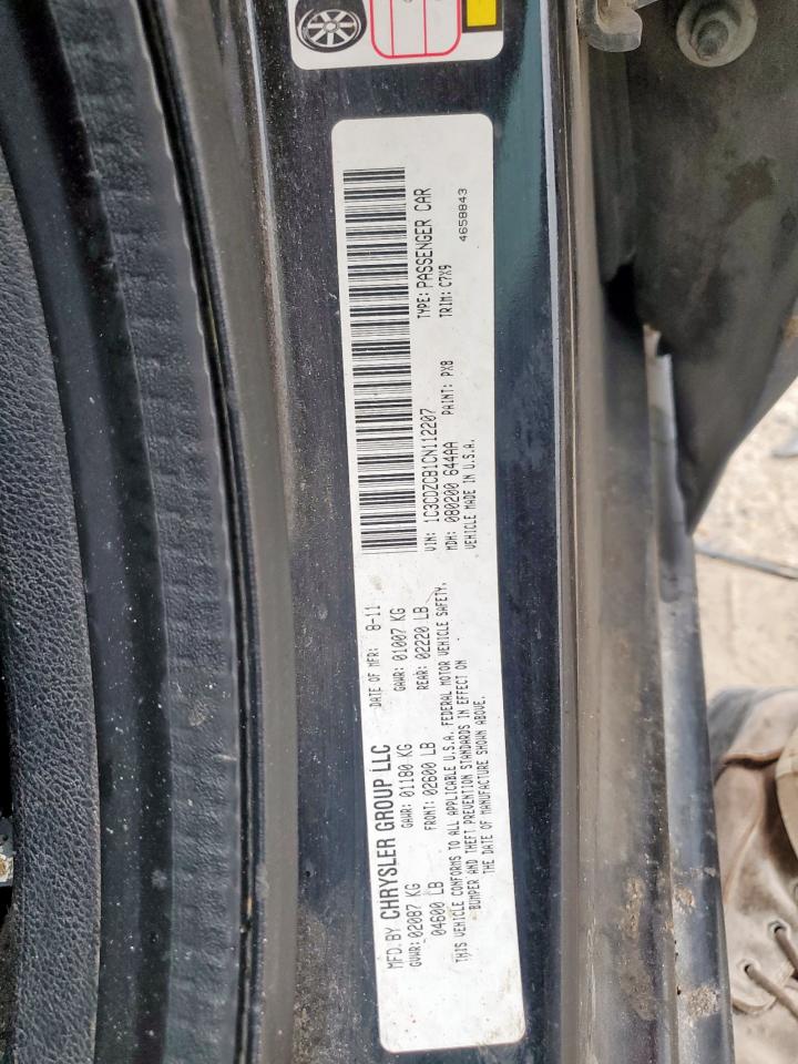 2012 Dodge Avenger Sxt VIN: 1C3CDZCB1CN112207 Lot: 64421775