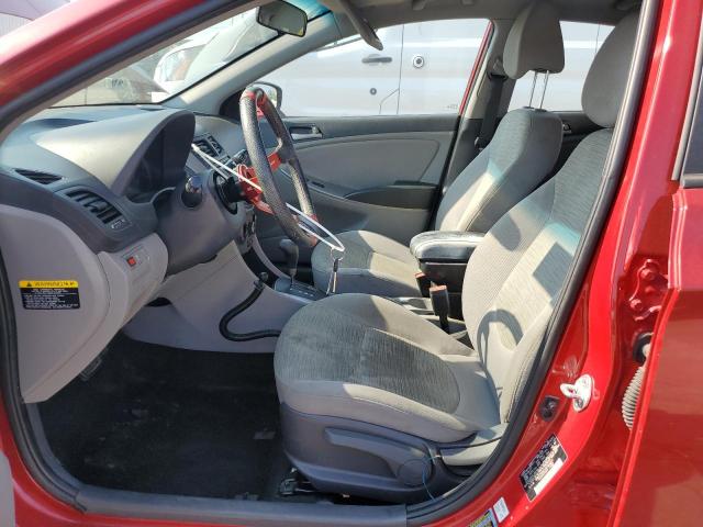 Sedans HYUNDAI ACCENT 2017 Red