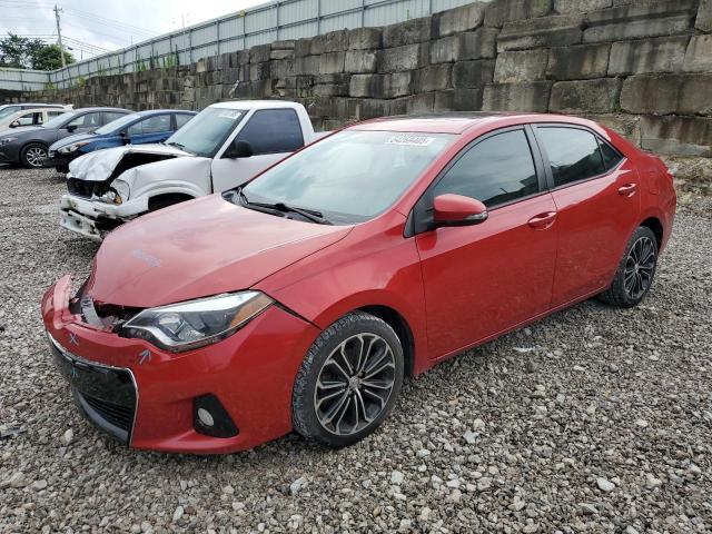 Sedans TOYOTA COROLLA 2014 Czerwony