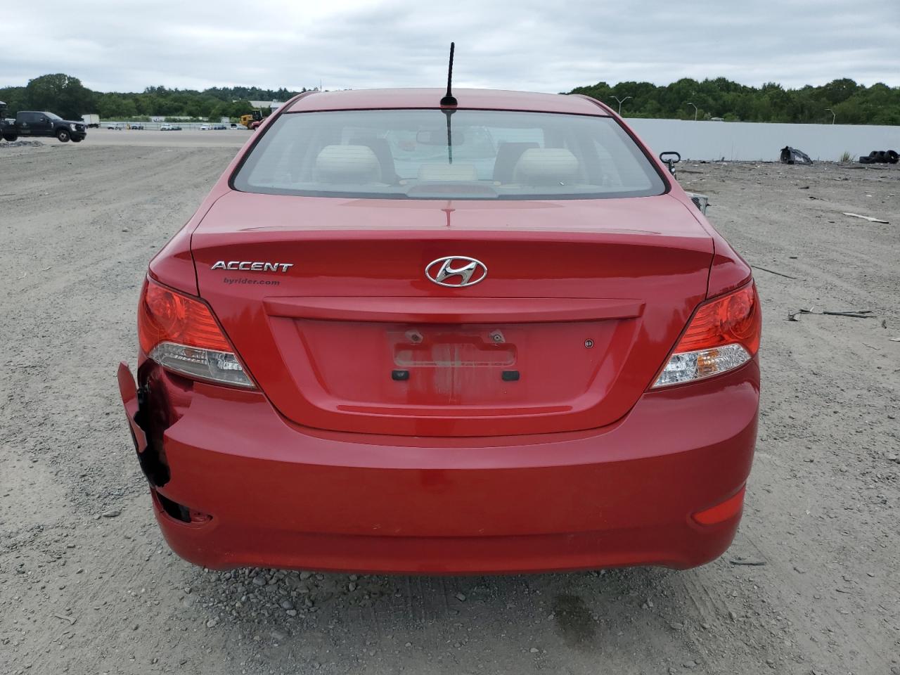 2013 Hyundai Accent Gls VIN: KMHCU4AE4DU320161 Lot: 64437115