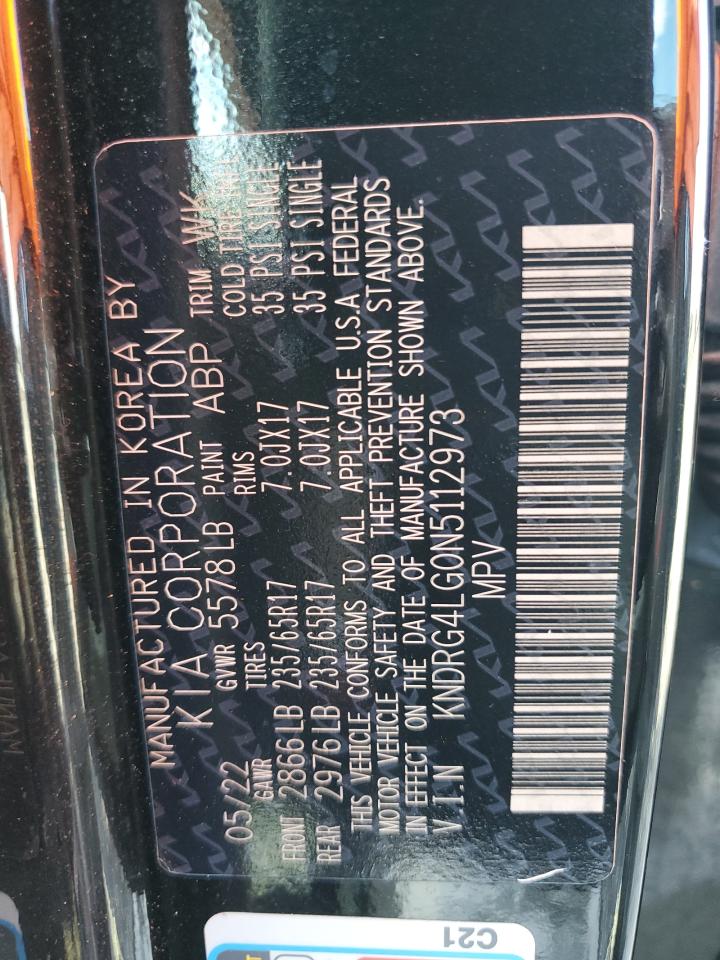 2022 Kia Sorento S VIN: KNDRG4LG0N5112973 Lot: 65728975